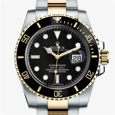 rolex submariner acciaio oro occhio di tigre|rolex submariner wrist watch.